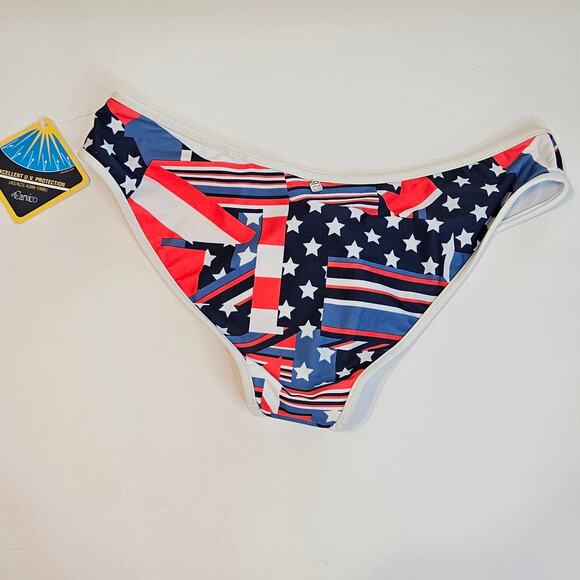 Fabletics Bajan Hipster Bikini Bottom Patriotic Women's Small - Picture 2 of 11